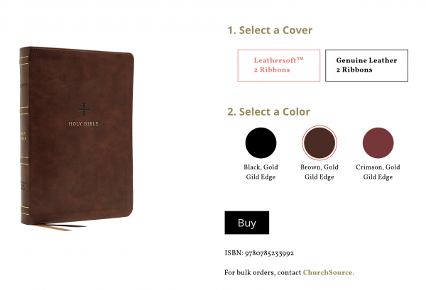 Catholic Bible cover options at a glance Catholic Bible cover options at a glance